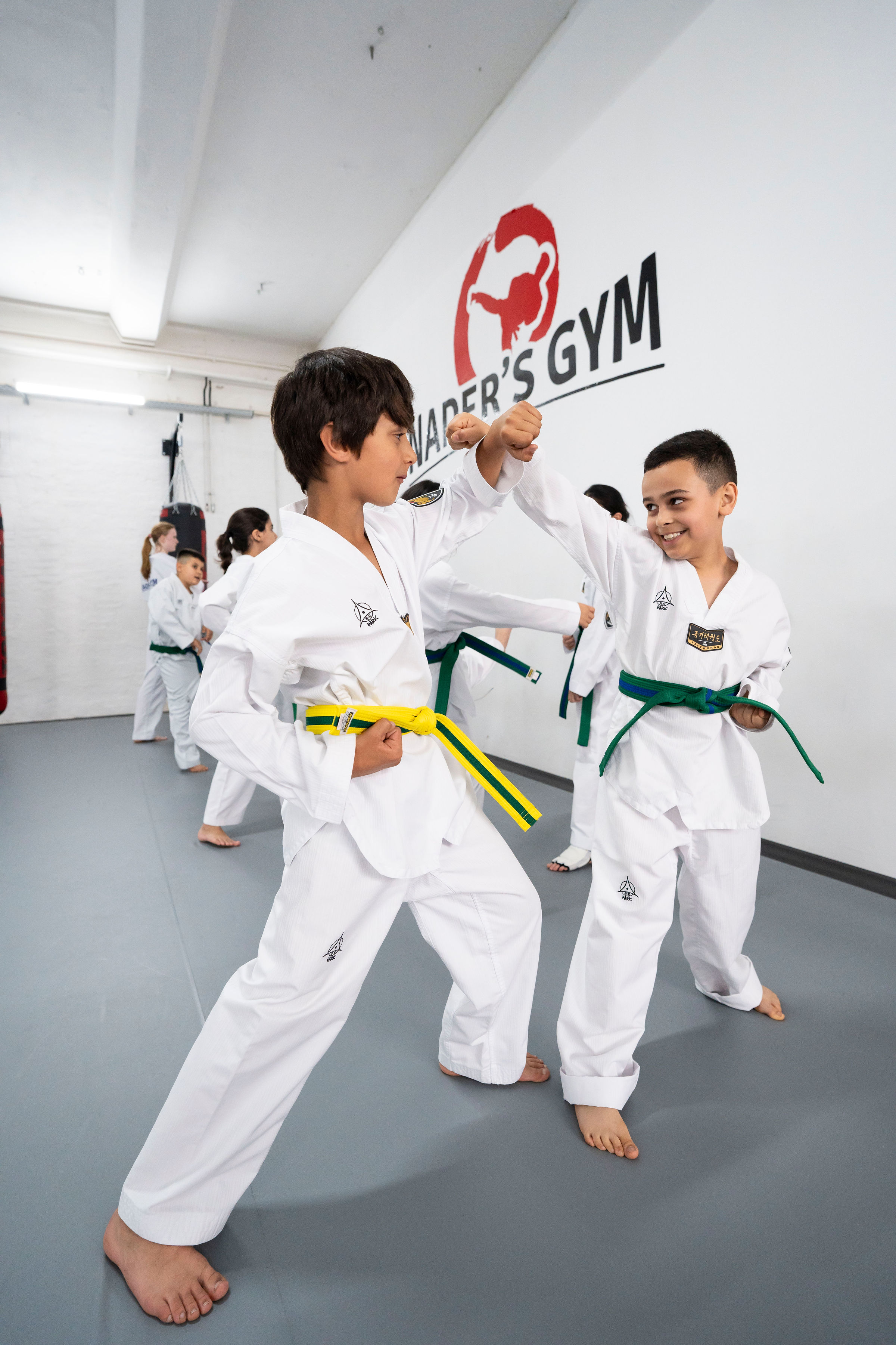 Taekwondo Training für Anfänger bei Nader's Gym Hamburg