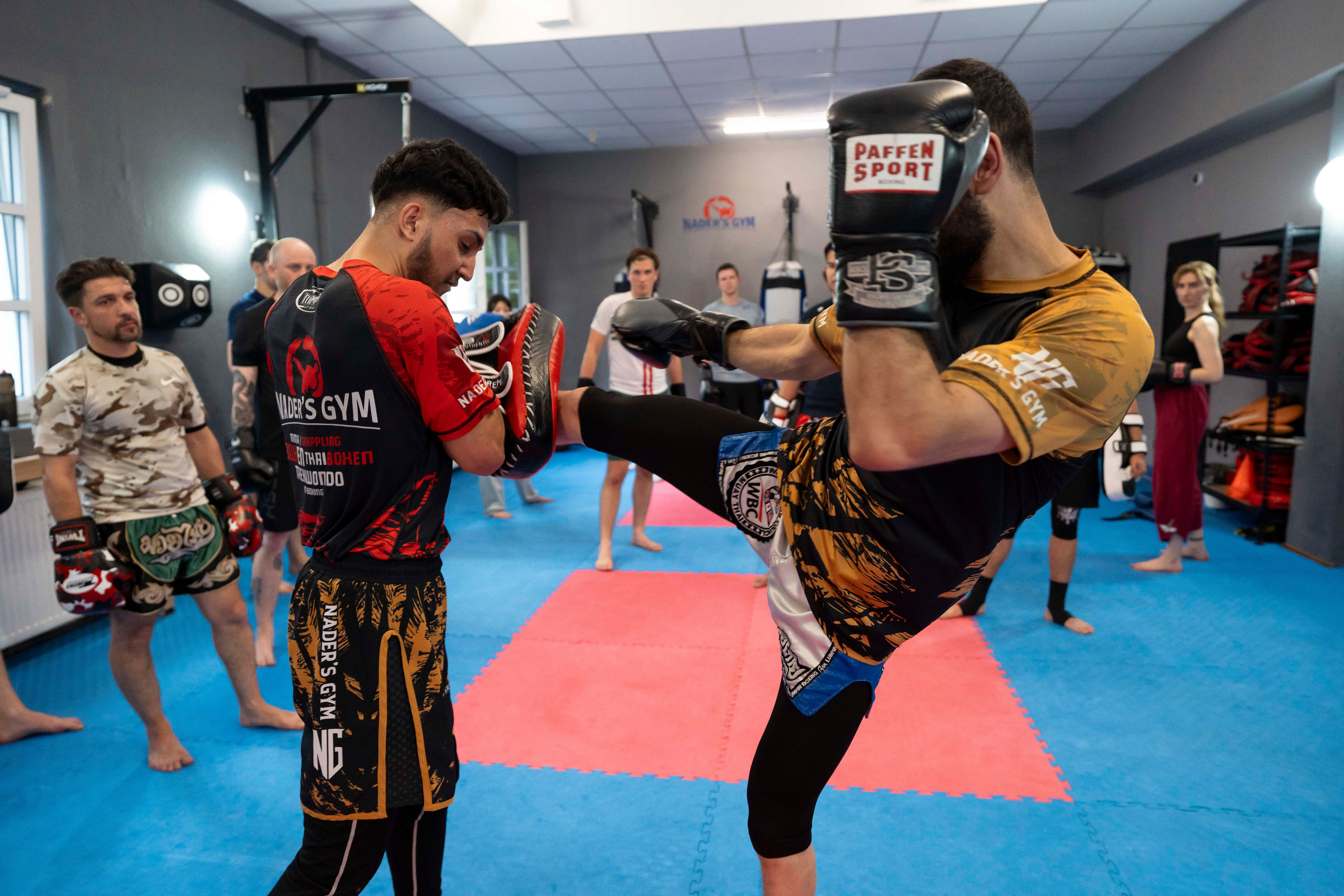 Thaiboxen Technik-Training bei Nader's Gym Hamburg