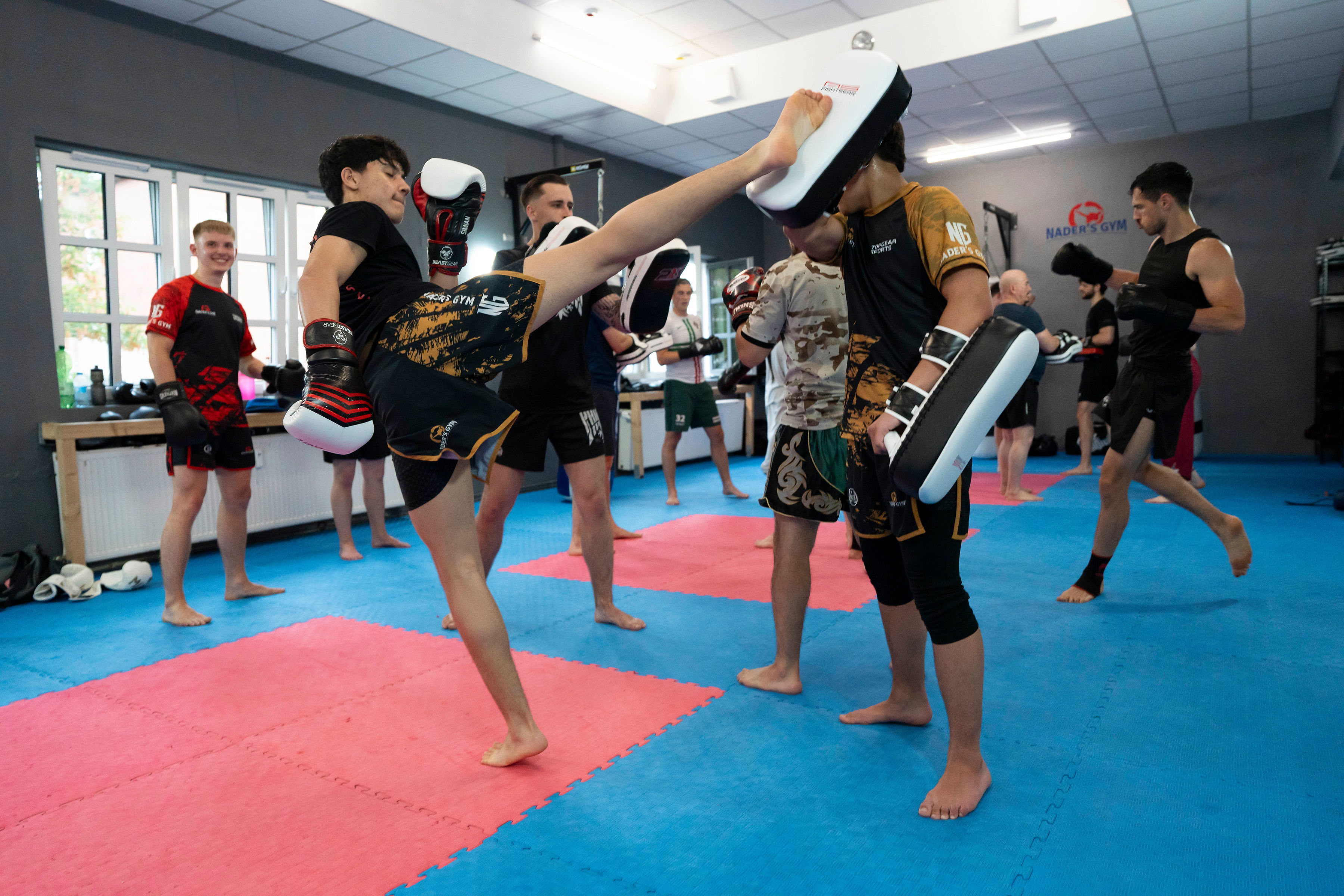 Thaiboxen Selbstverteidigungstechniken bei Nader's Gym Hamburg