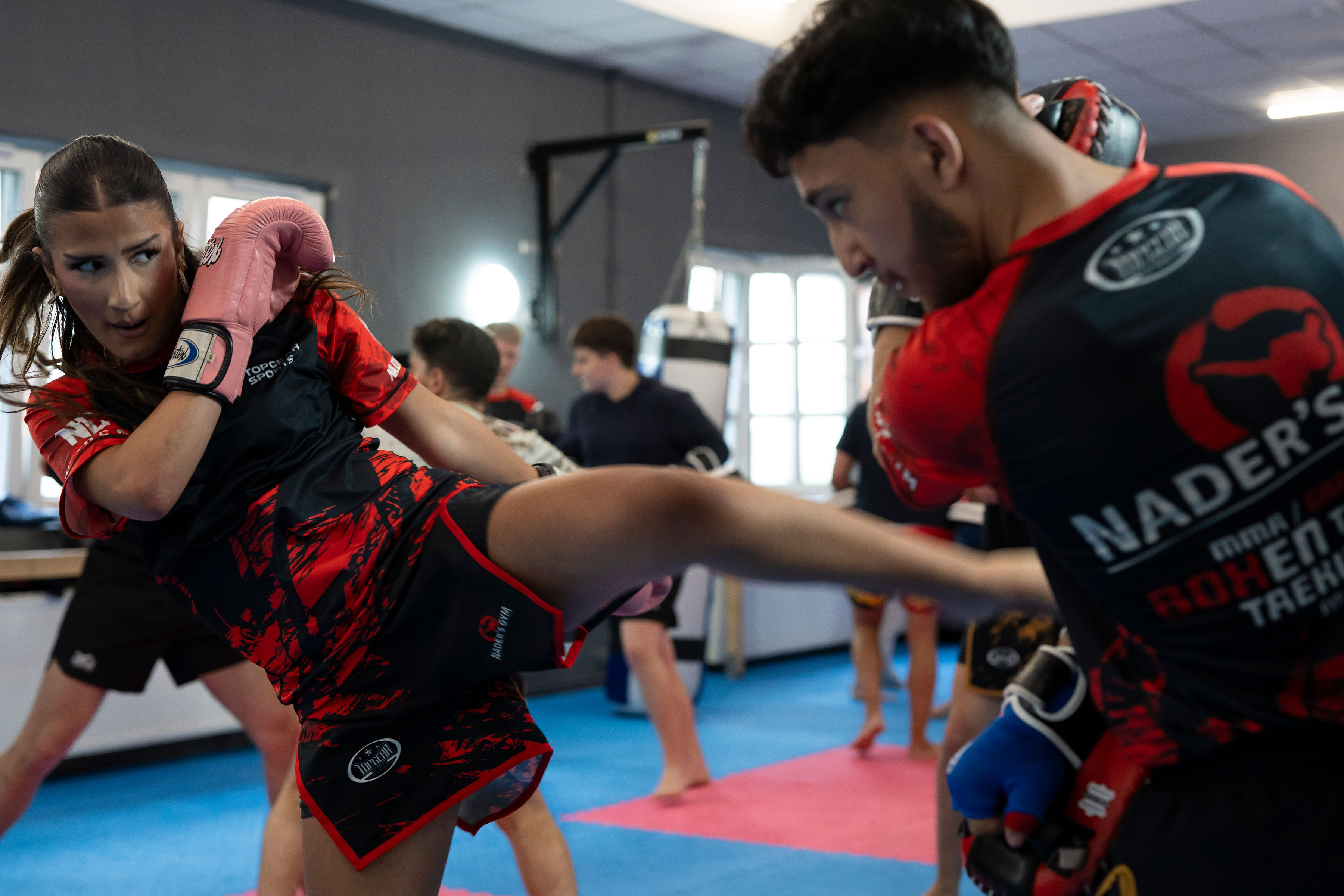 Thaiboxen Sparring bei Nader's Gym Hamburg