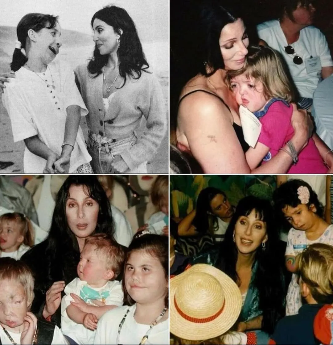 Archival photos of Cher and families at early CCA Annual Retreats