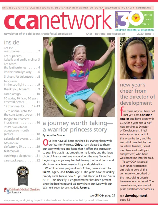 CCA 2020 Issue 1 Newsletter