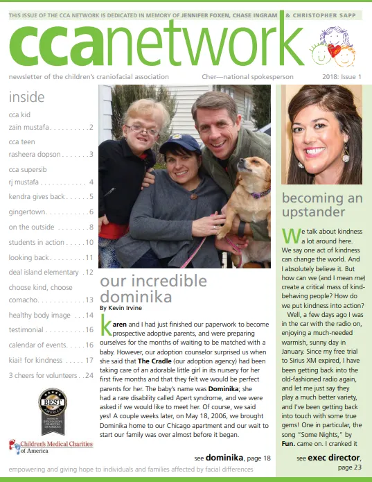 CCA 2018 Issue 1 Newsletter