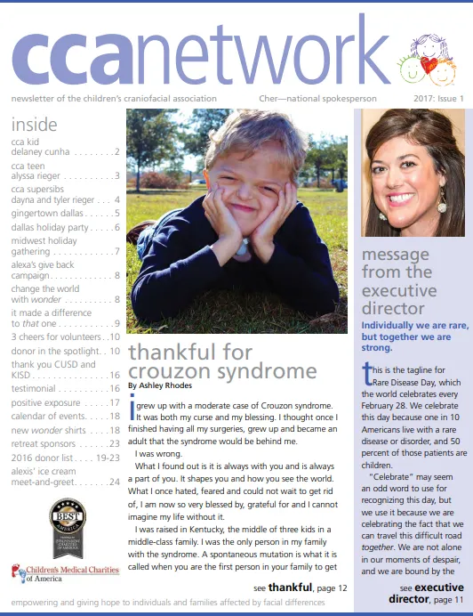 CCA 2017 Issue 1 Newsletter