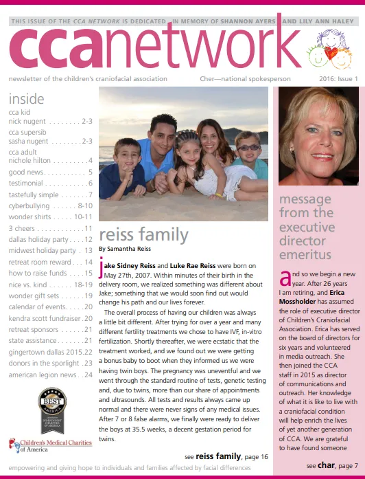 CCA 2016 Issue 1 Newsletter