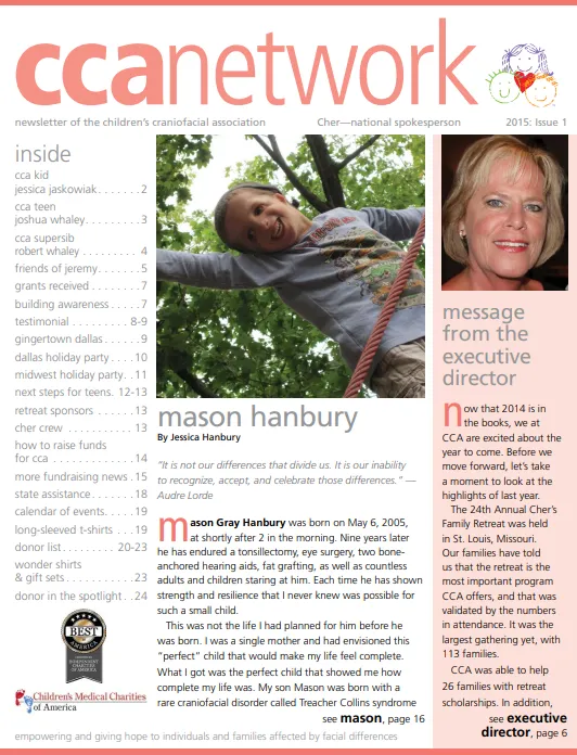 CCA 2015 Issue 1 Newsletter
