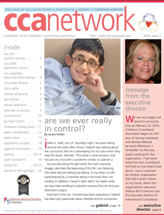 CCA 2014 Issue 1 Newsletter