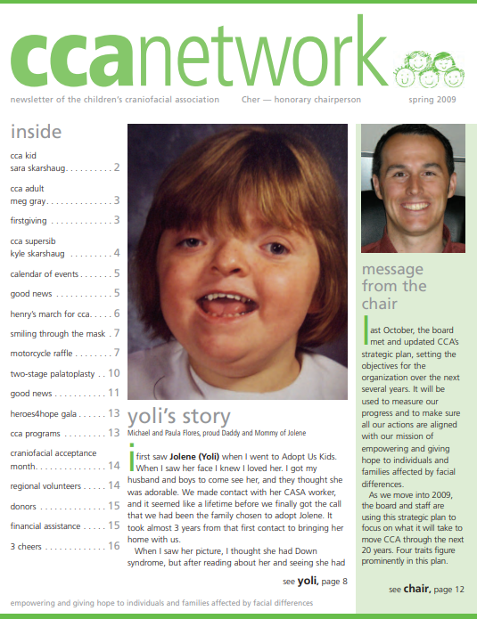 CCA Spring 2009 Newsletter
