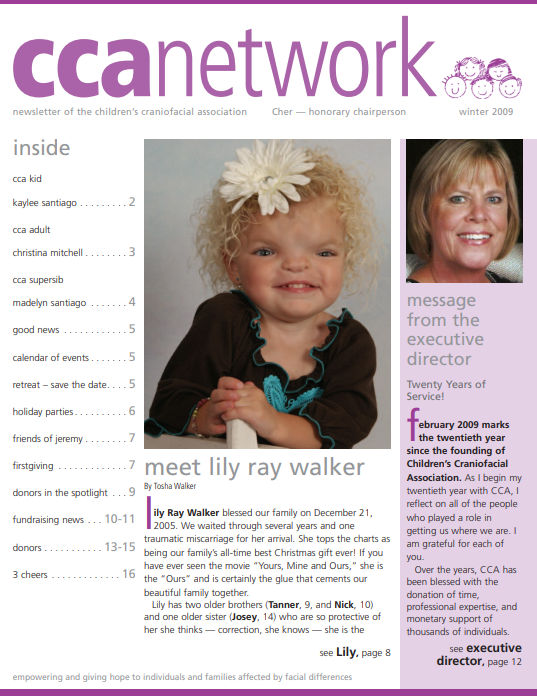 CCA Winter 2009 Newsletter