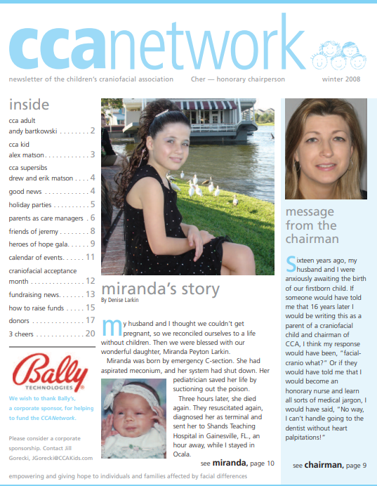 CCA Winter 2008 Newsletter