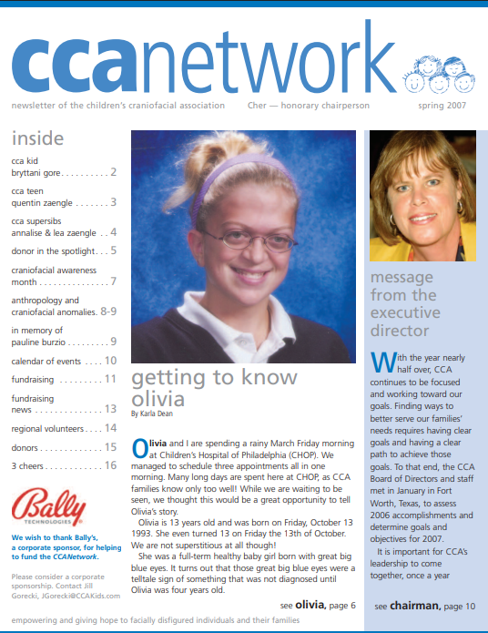 CCA Spring 2007 Newsletter
