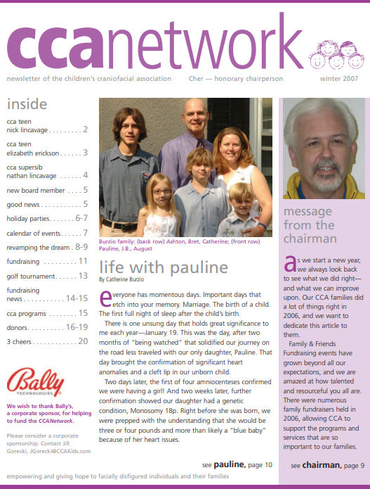 CCA Winter 2007 Newsletter