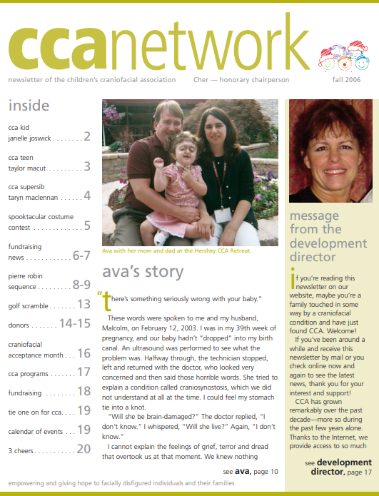 CCA Fall 2006 Newsletter