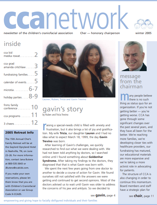 CCA Winter 2005 Newsletter