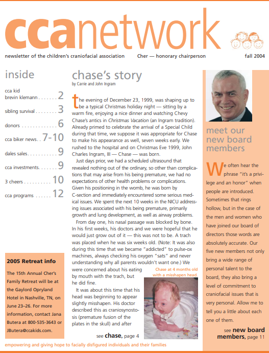 CCA Fall 2004 Newsletter