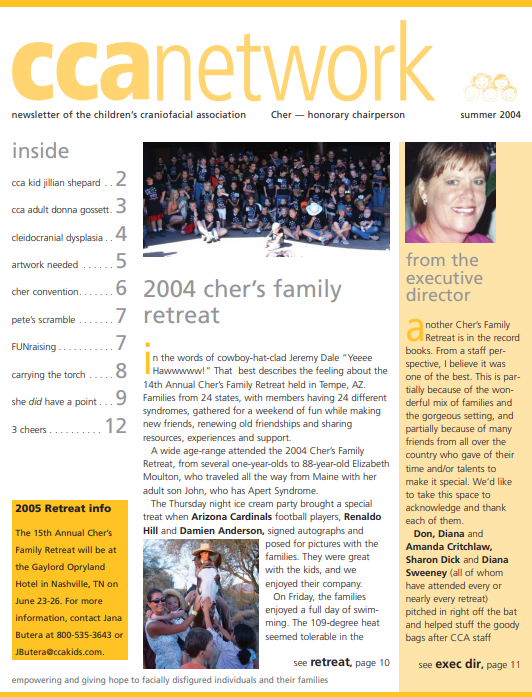 CCA Summer 2004 Newsletter