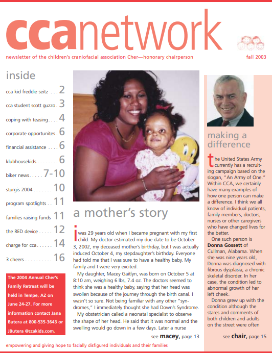 CCA Fall 2003 Newsletter