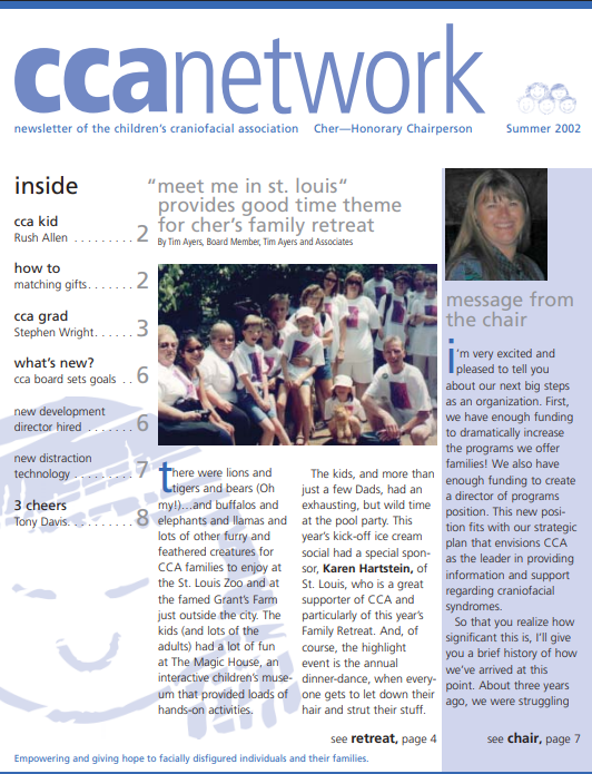 CCA Summer 2002 Newsletter