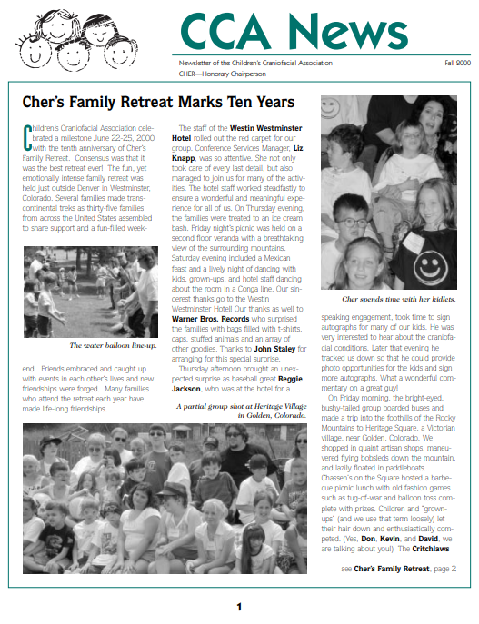 CCA Fall 2000 Newsletter