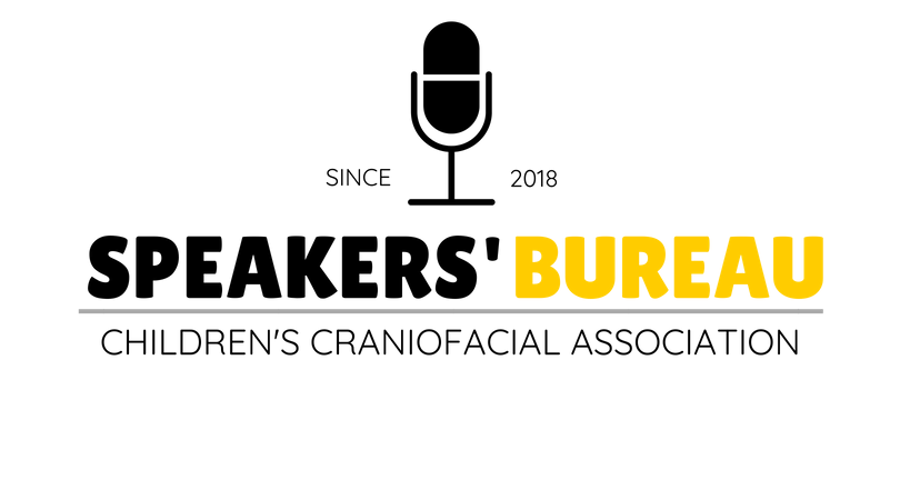 Speakers' Bureau logo — Children's Craniofacial Association
