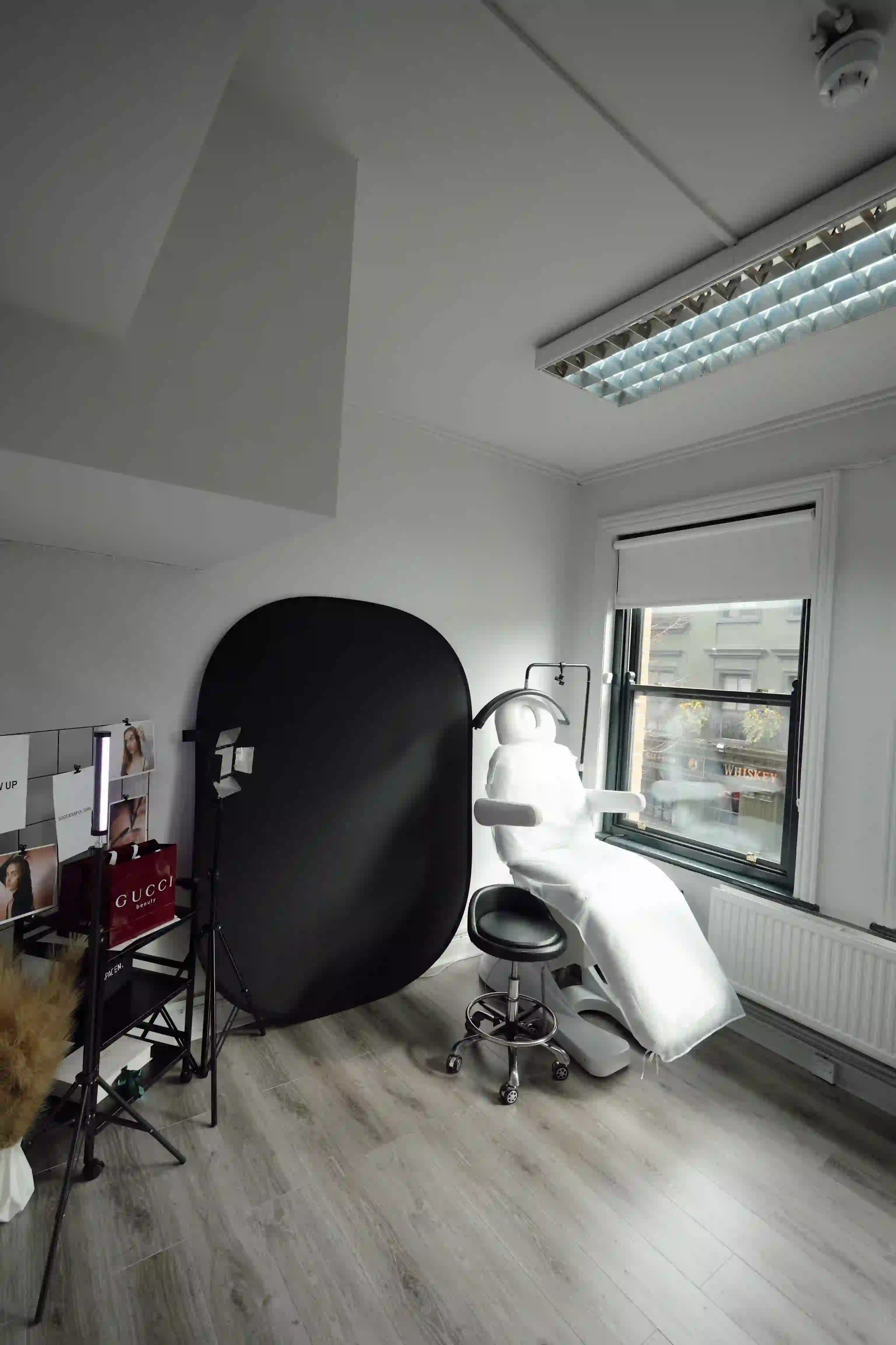 Beauty studio interior at XKsena Studio in Dublin