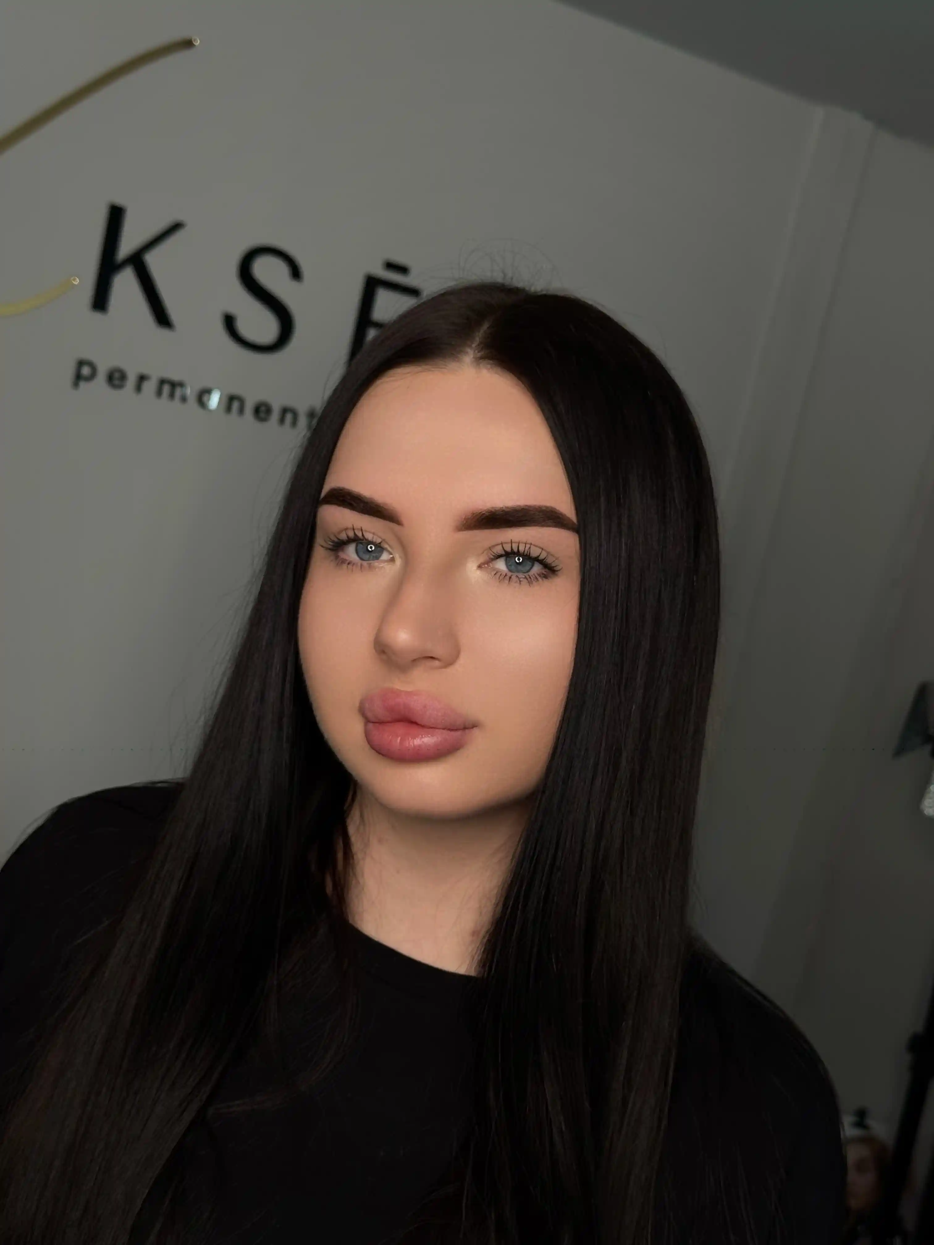 Natural permanent eyebrow enhancement