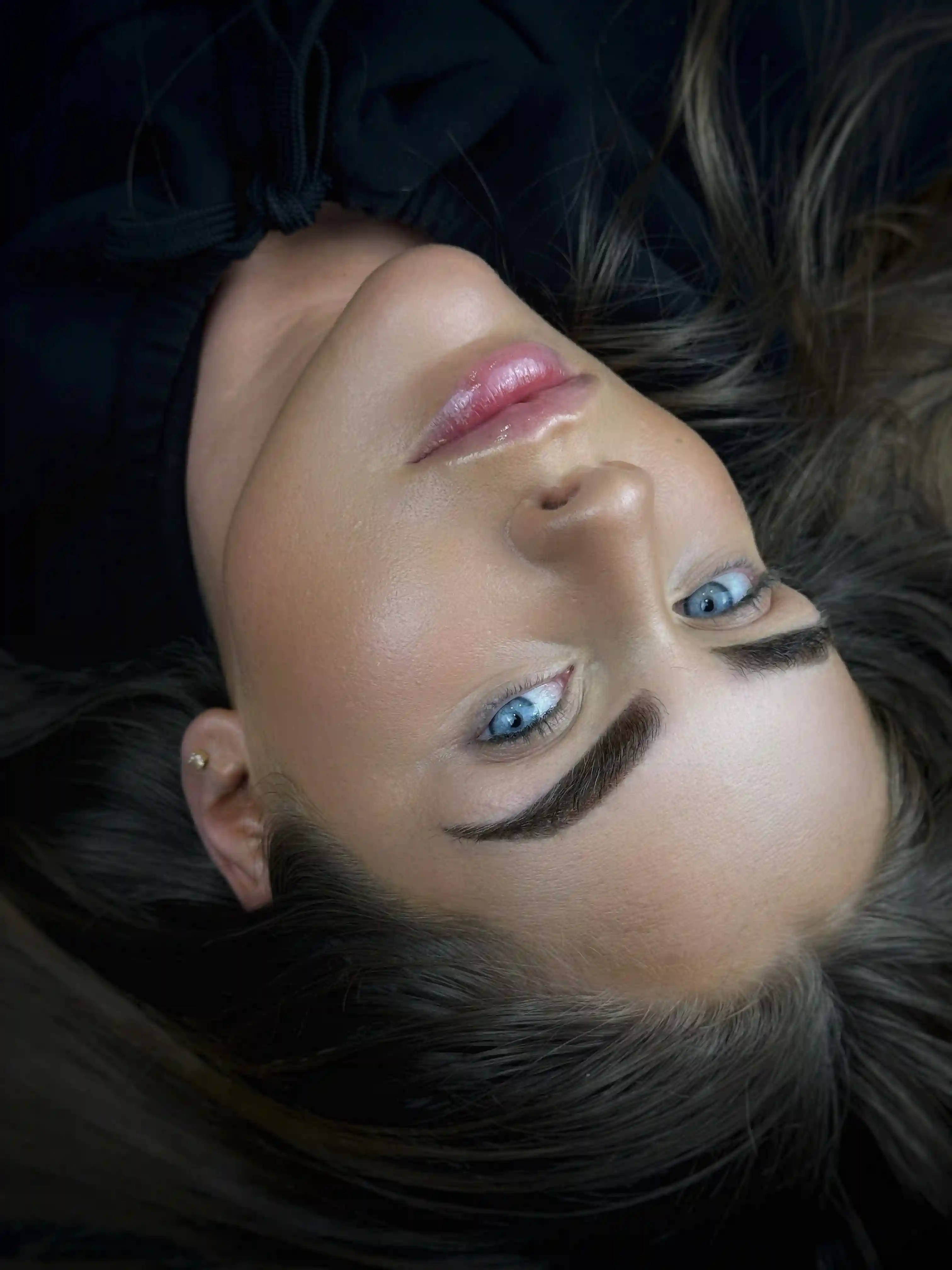 Permanent makeup brow transformation