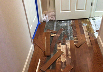 GoDry Chicago damaged hardwood floor restoration