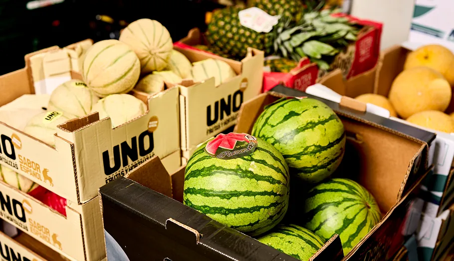 Verse meloenen en fruit in dozen bij Heerkens Vers