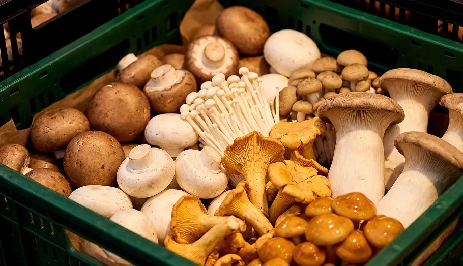 Verse paddenstoelen van Heerkens Vers