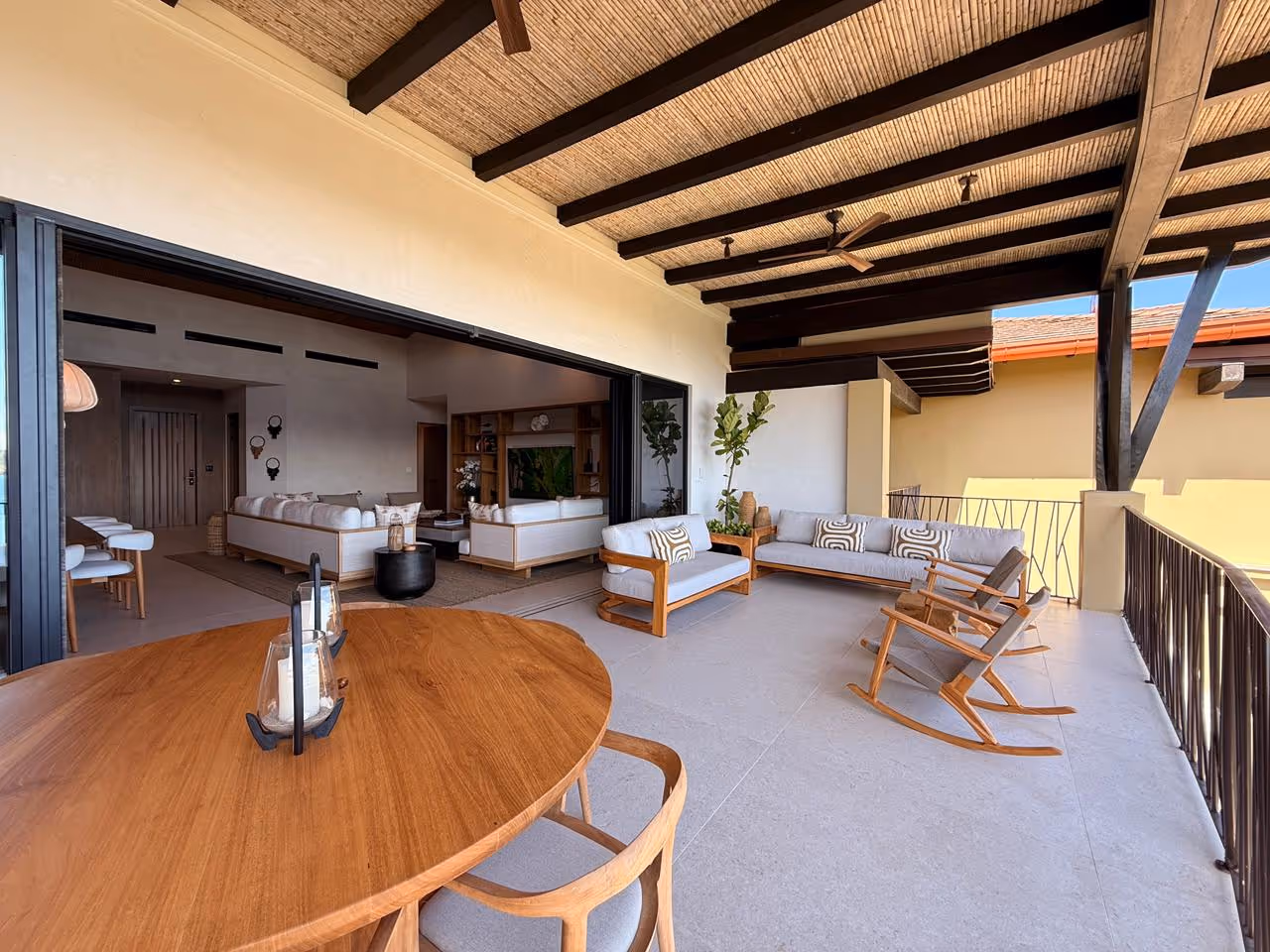 Monkey Villa indoor-outdoor terrace