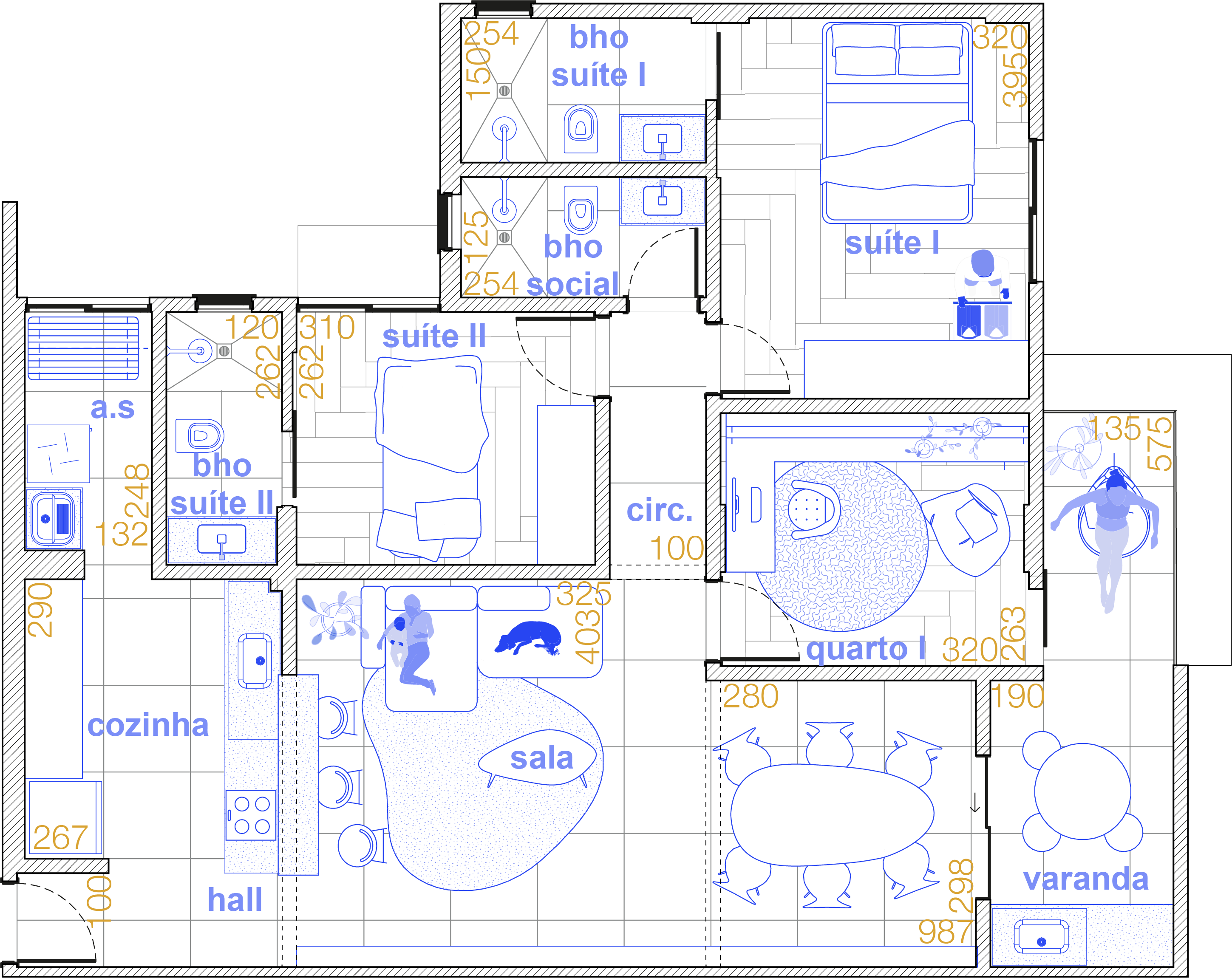 Planta Apartamento Tipo 02