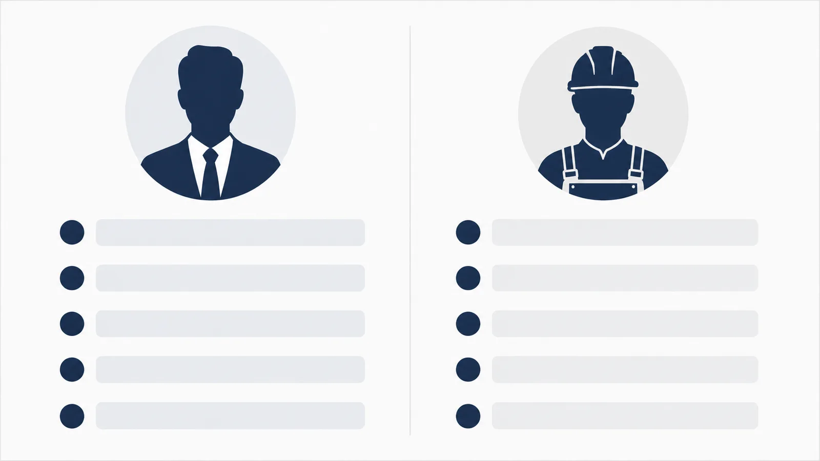 Side-by-side comparison of employer and employee duties under COSHH.