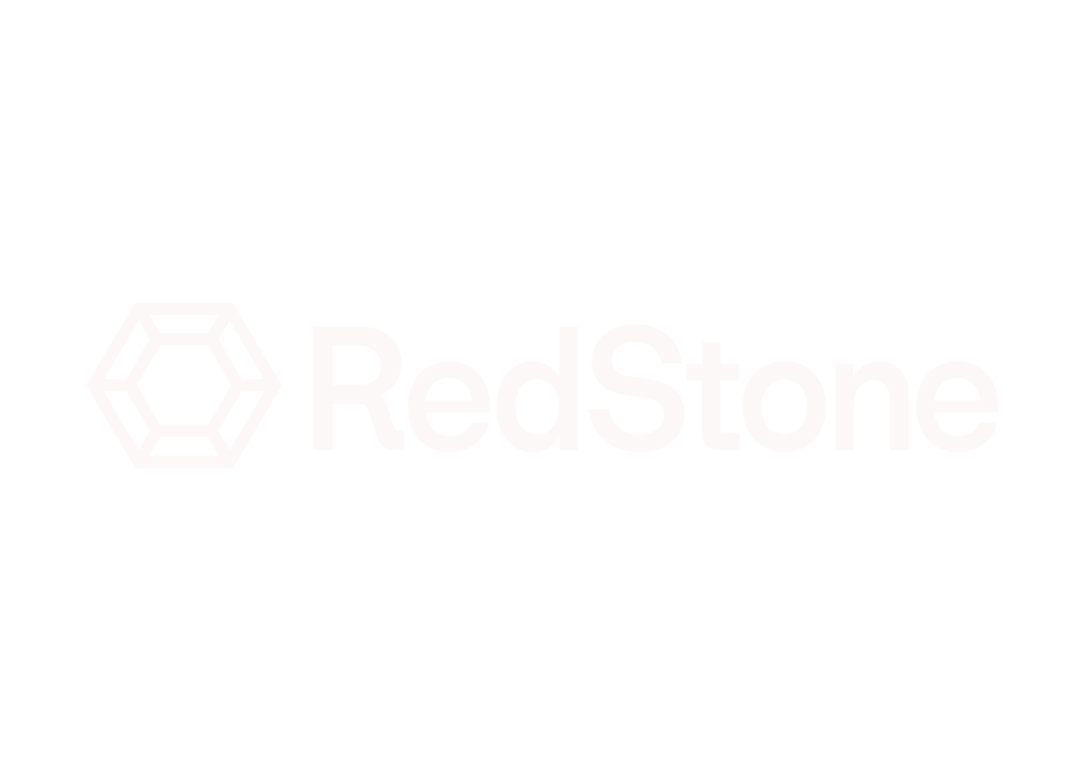 RedStone company logo featuring a hexagonal geometric icon next to the text RedStone.