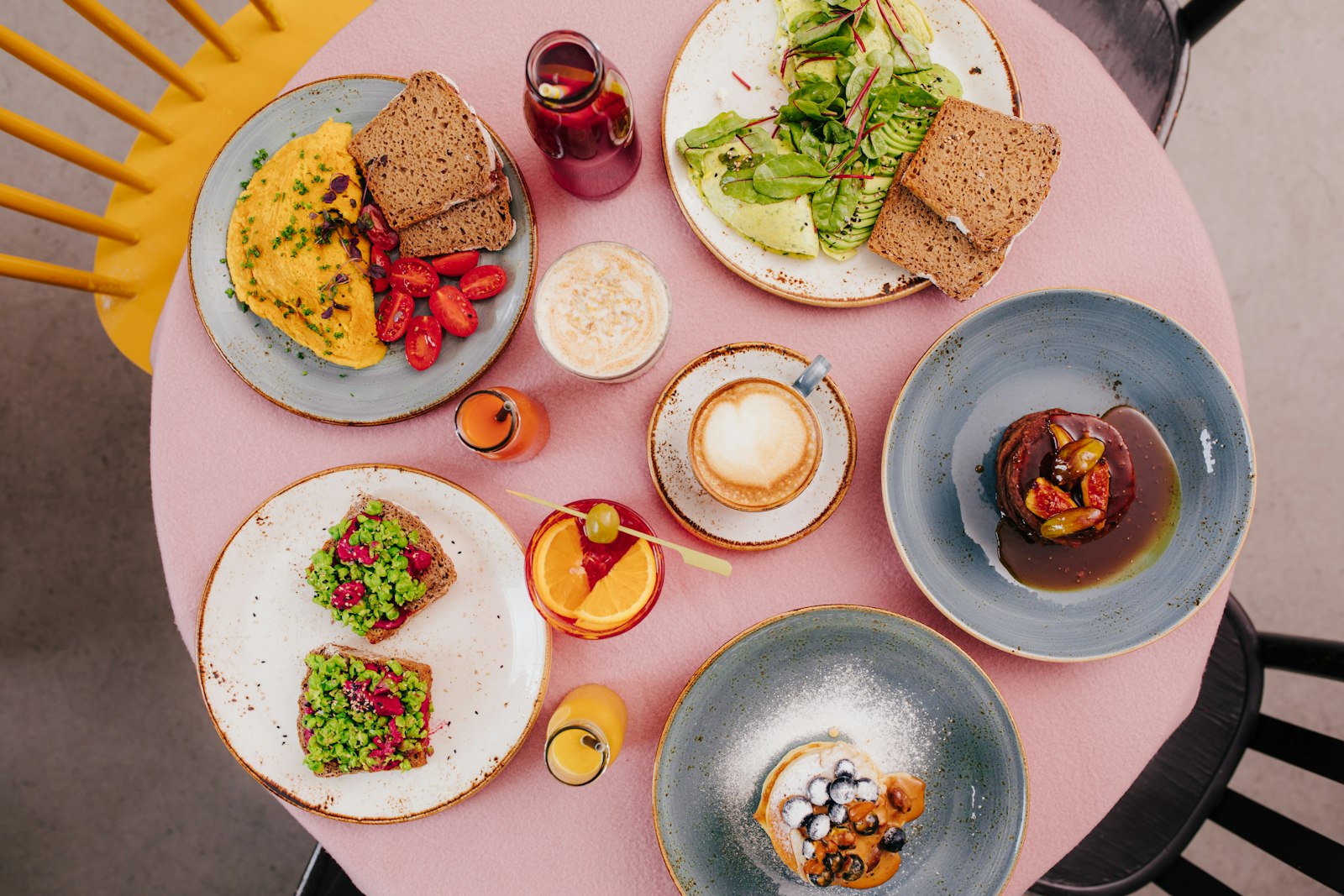 Tartines brunch