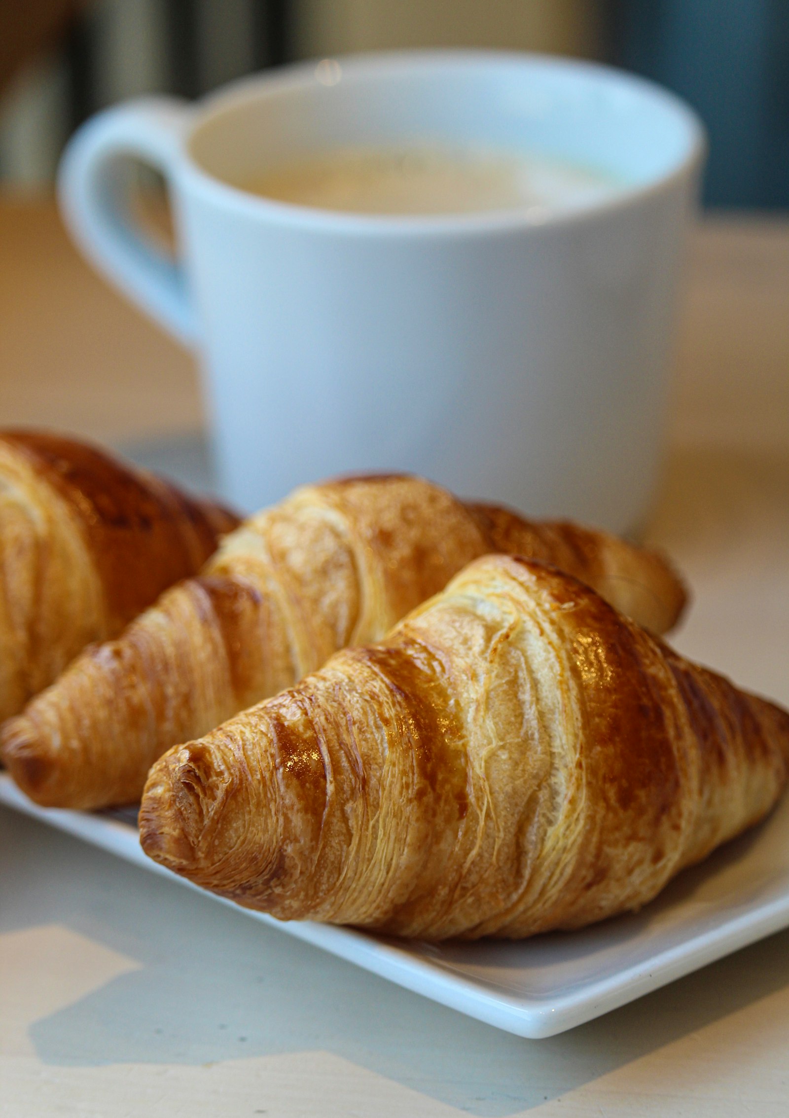 Croissants et cafe