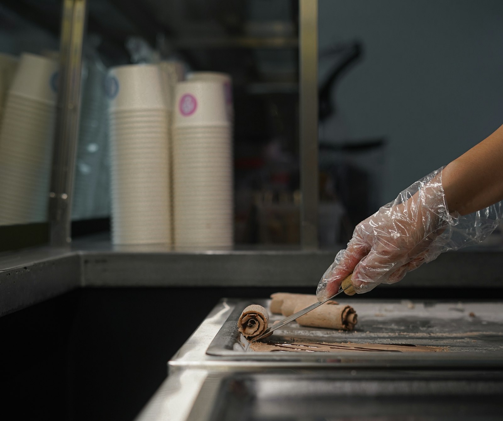 Animation ice rolls