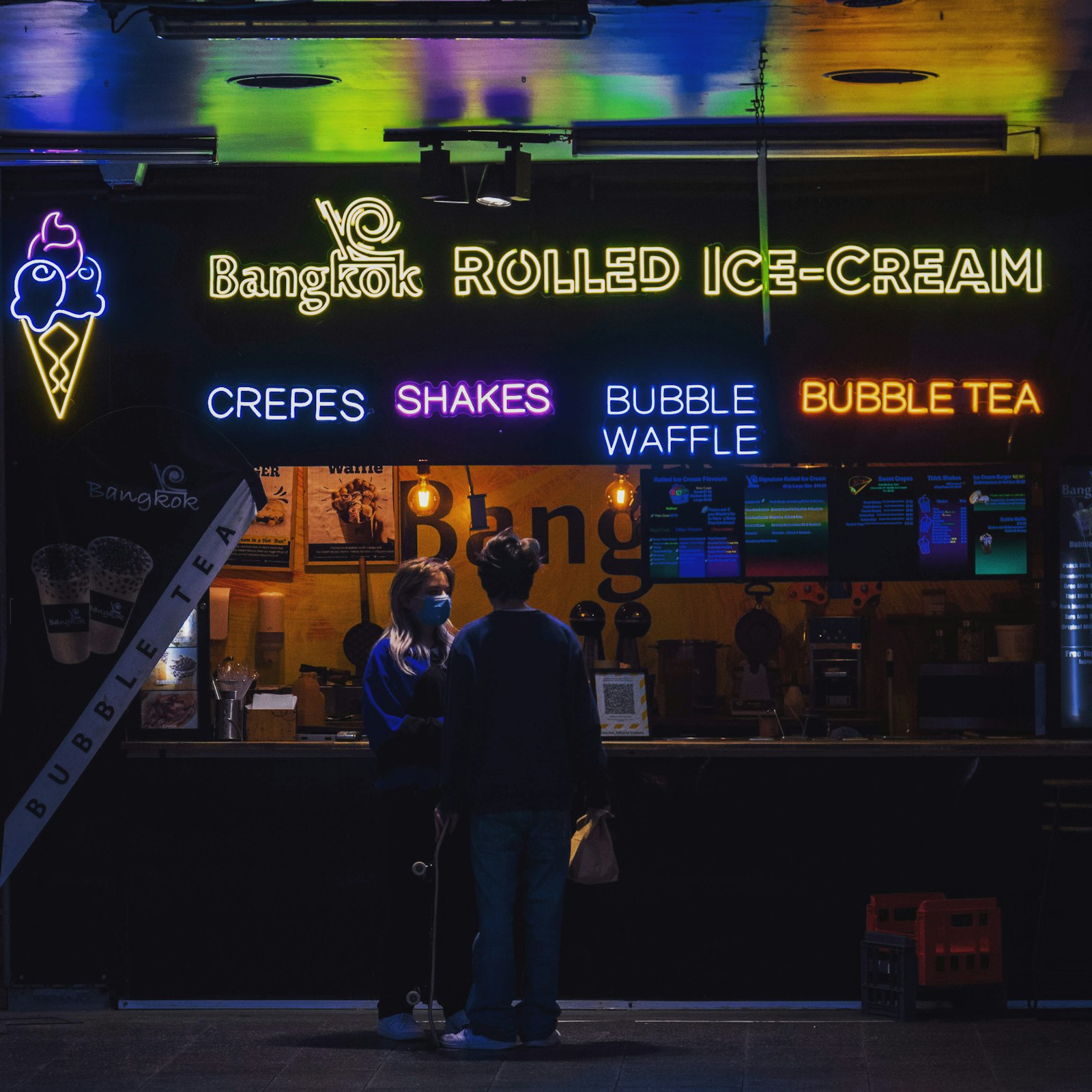 Animation ice rolls