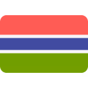 Horizontal flag with red, blue, white, blue, and green stripes, and a black star in center blue stripe.