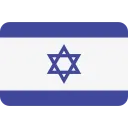 Flag of Israel with blue Star of David centered between two horizontal blue stripes on a white background.