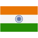Flag of India with saffron, white, and green horizontal stripes and a blue Ashoka Chakra in the center.
