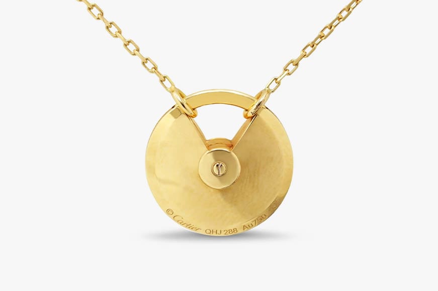 serial number on back of cartier necklace