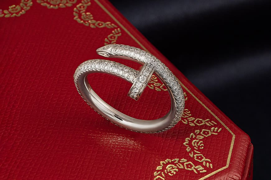 diamond cartier just un clou ring