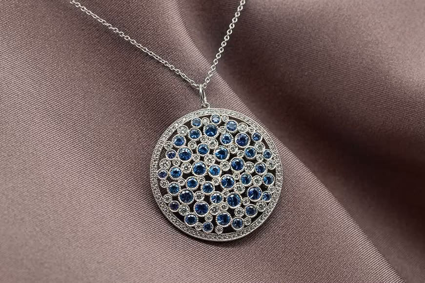tiffany sapphire necklace cleaning