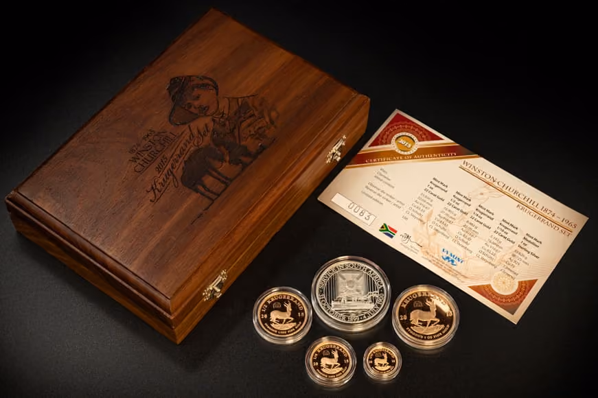 Limited Edition Winston Churchill Krugerrand Set