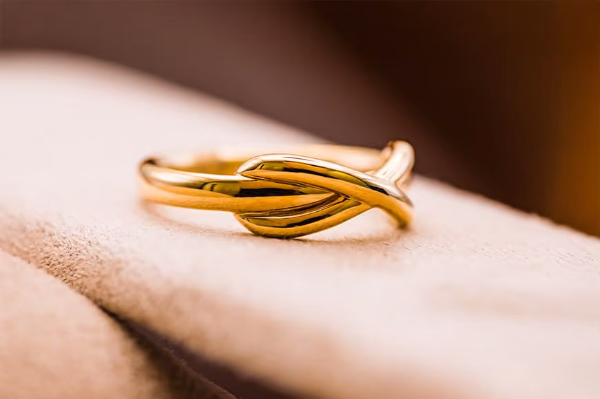 gold tiffany infinity ring