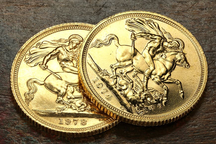 gold coins