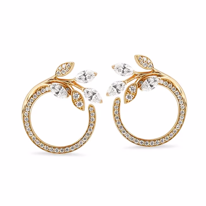 tiffany vine earrings