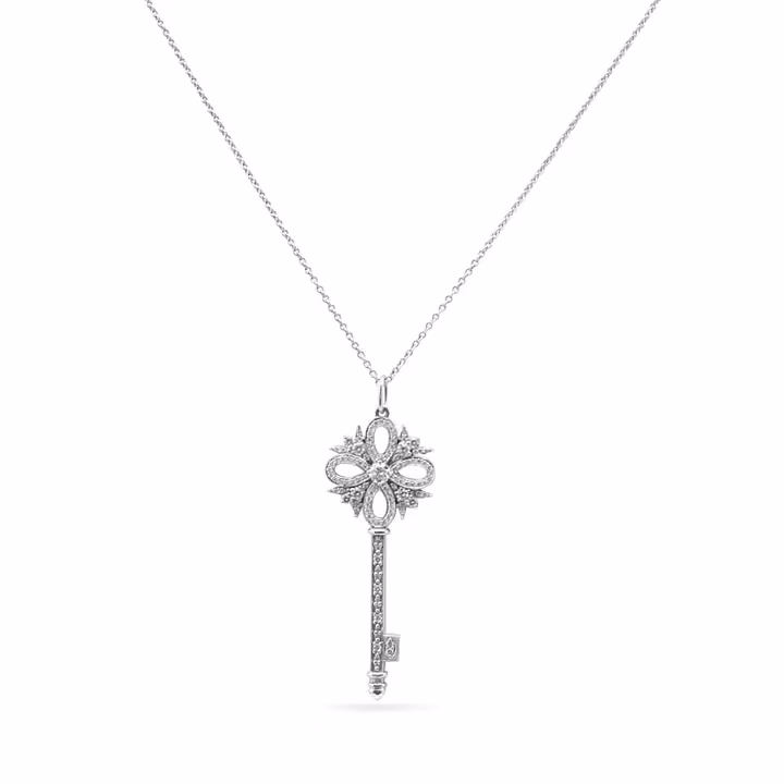 tiffany key necklace