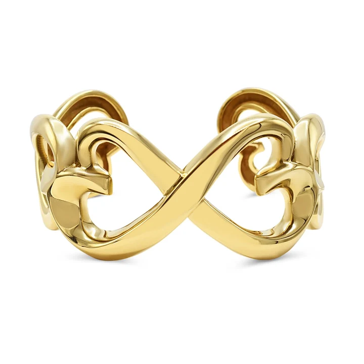 gold tiffany cuff bangle